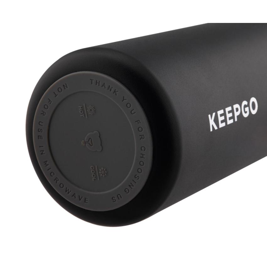 Daima Keep Go 750 ML 12 Saat Sıcak 24 Saat Soğuk Siyah Termos