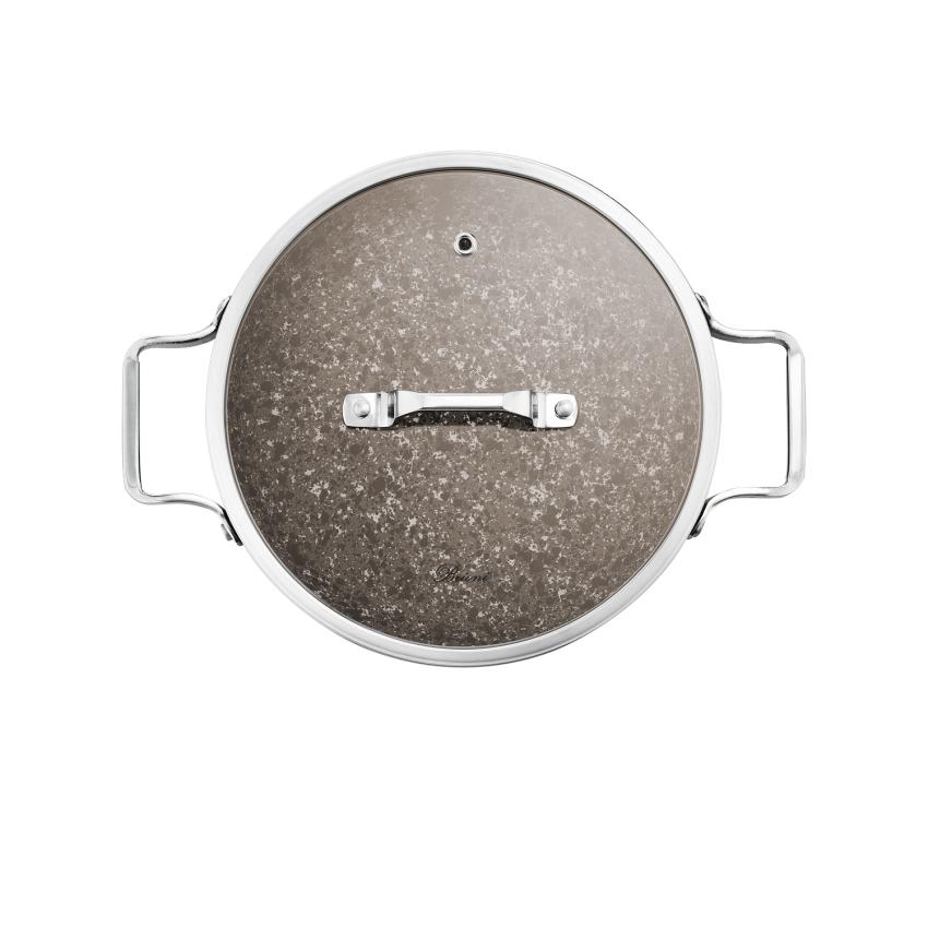 Stone-Age Terra 22 cm Çizilmez Yanmaz Yapışmaz İndüksiyonlu Sahan