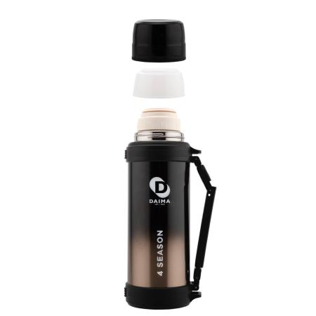 Daima 4 Season 1800 ML 12 Saat Sıcak 24 Saat  Soğuk Siyah Termos