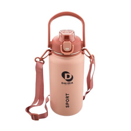 Daima Sport 1300 ML 12 Saat Sıcak 24 Saat Soğuk Pembe Termos