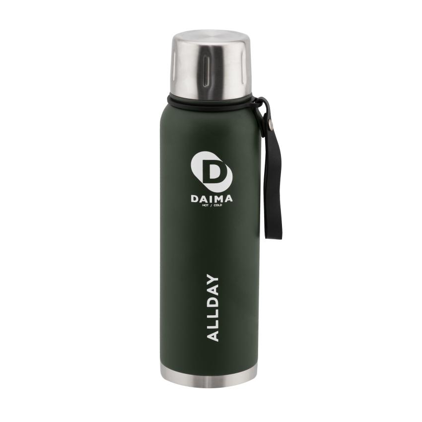 Daima Allday 1000 ML 12 Saat Sıcak 24 Saat Soğuk Yeşil Termos
