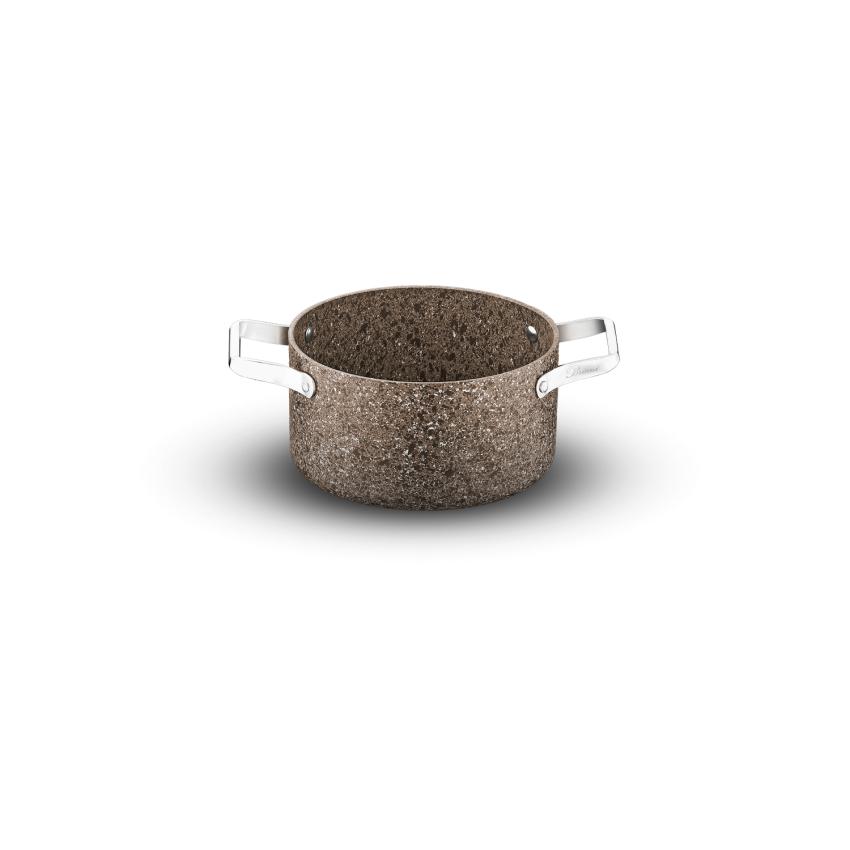 Stone-Age Terra 20 cm Çizilmez Yanmaz Yapışmaz İndüksiyonlu Derin Tencere