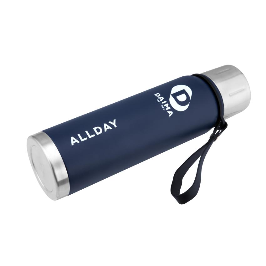 Daima Allday 750 ML 12 Saat Sıcak 24 Saat Soğuk Lacivert Termos
