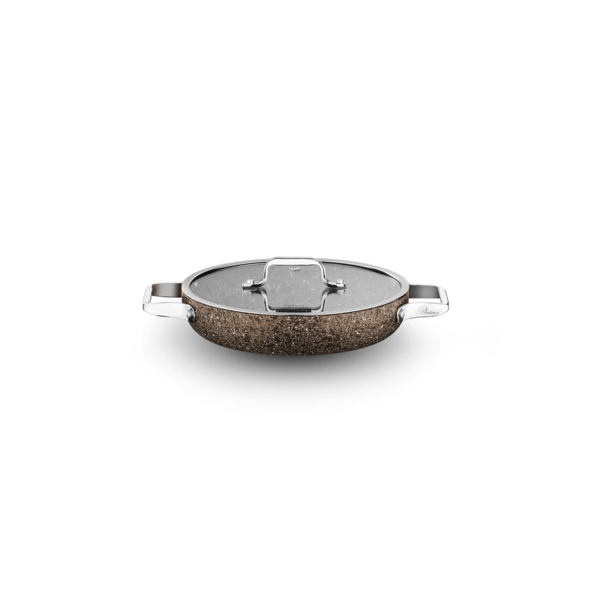 Stone-Age Terra 22 cm Çizilmez Yanmaz Yapışmaz İndüksiyonlu Sahan
